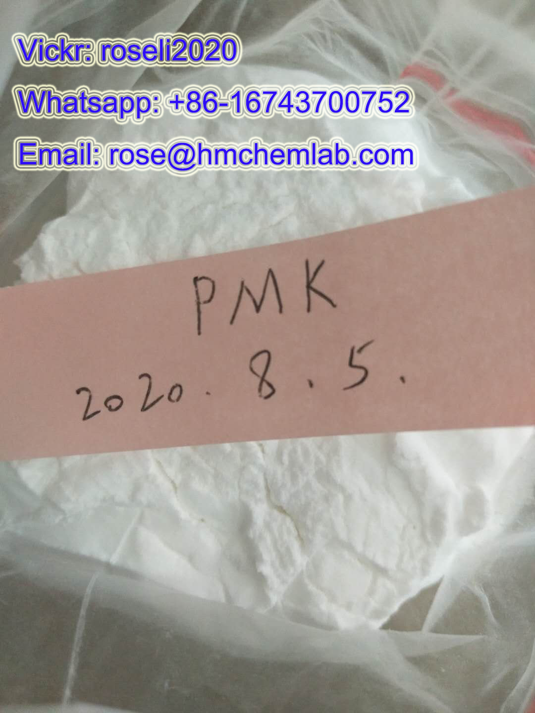 Factory Supply Raw Material Pmk Glycidate CAS 13605-48-6 Wickr ...