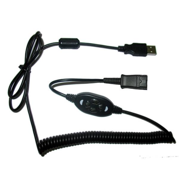 Quick Disconnect To USB Headset Adaptor PQDUSBC - Shenzhen Comfortcomms ...