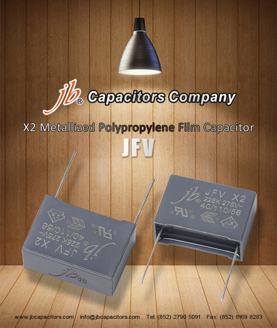 JFV - X2 Metallized Polypropylene Film Capacitor (275VAC) - Jb ...