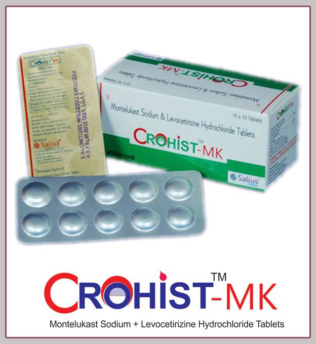 CROHIST-MK (Levocetirizine Hydrochloride & Montelukast Sodium Tablets ...