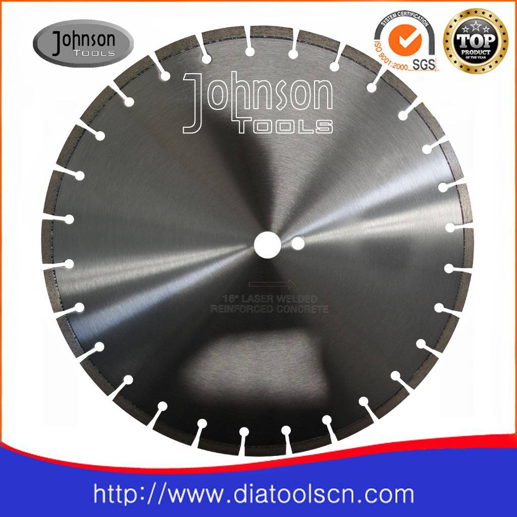 Diamond Laser Saw Blade: 400mm Concrete Cutting Blade - Johnson Tools ...