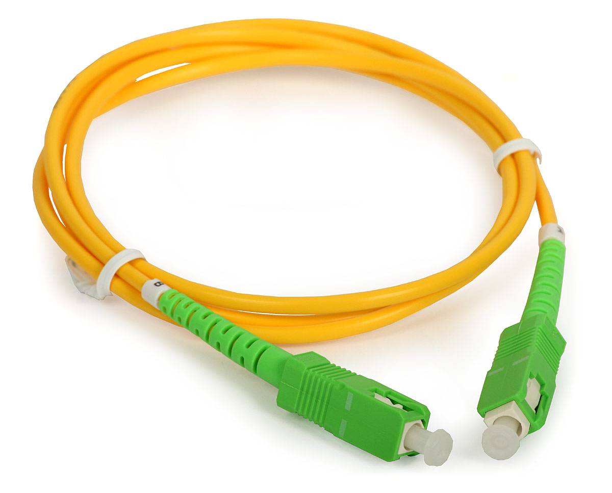 Fiber Optic Patch Cord SC/UPCSC/UPC Singlemode Simplex G652D PVC 3m 2