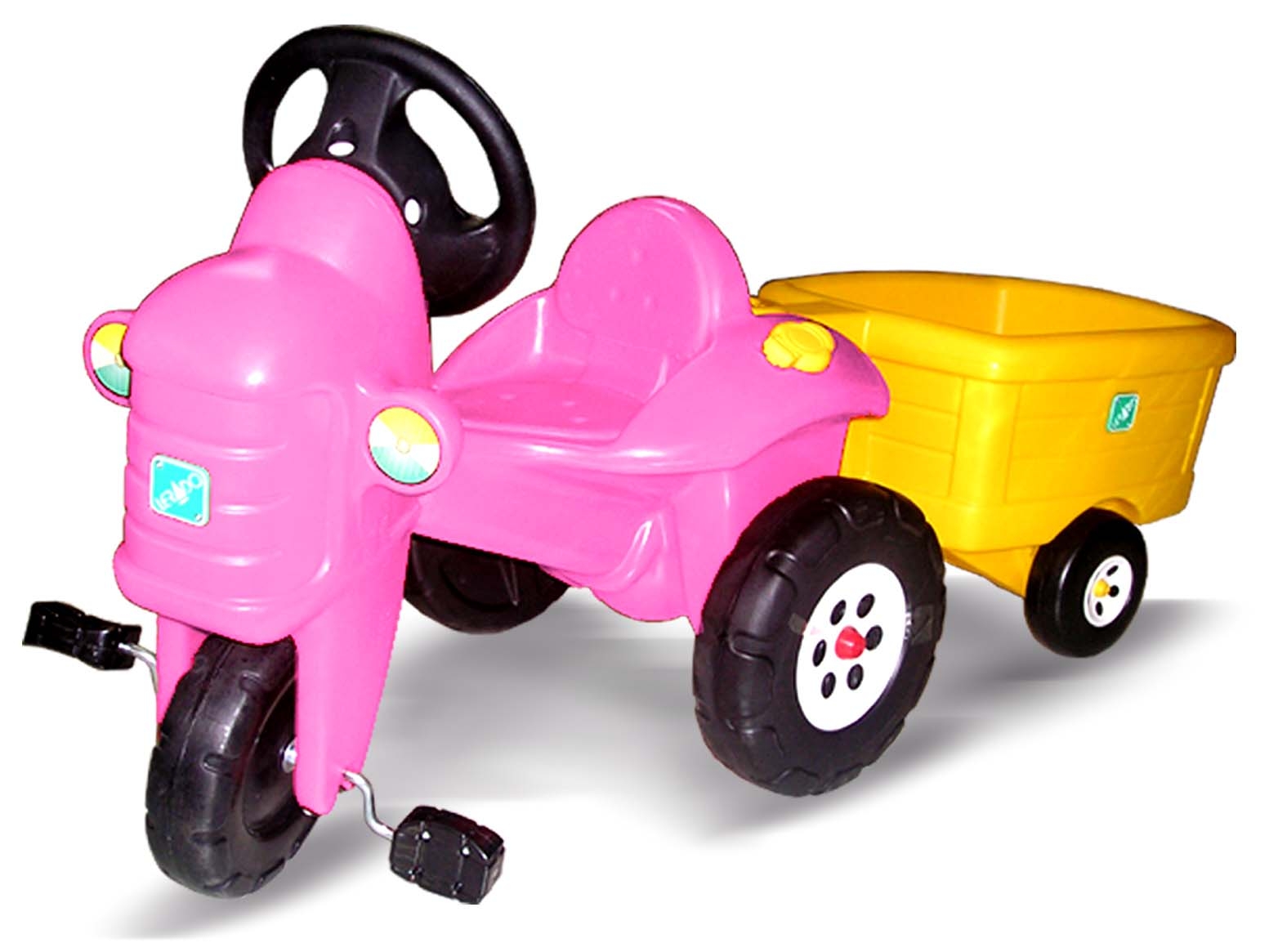 pink pedal tractor