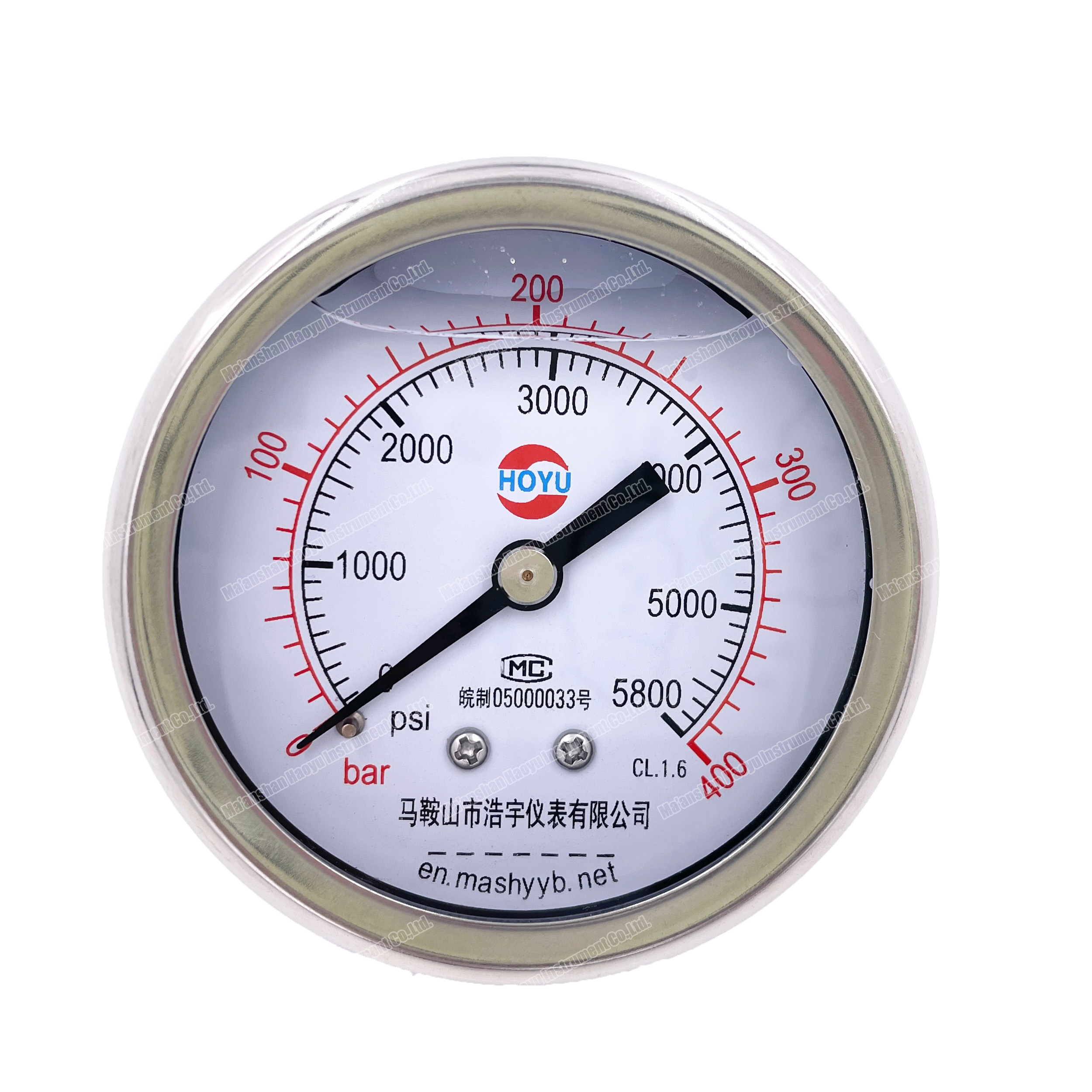 Water Pressure Gauge - Ma'anshan Haoyu Instrument Co.,LTD - ecplaza.net