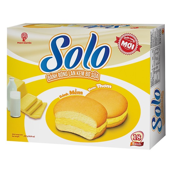 Solo cream soft cake