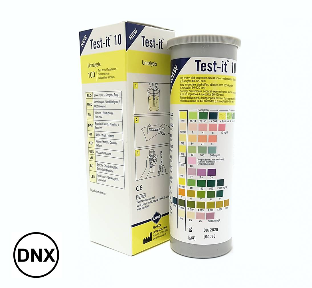 Urine Dipstick Test Test It 10 Dnx Medical Ecplaza Net