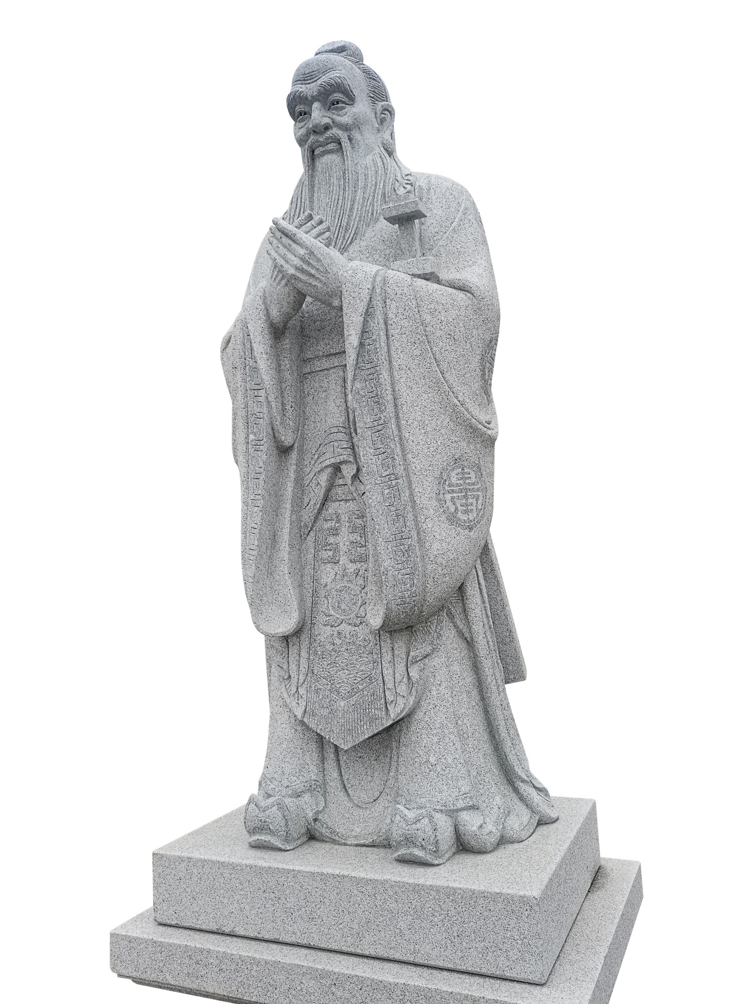 Kongzi Stone Statue Chinese Culture Ancestry Figure Sculpture - Xiamen ...