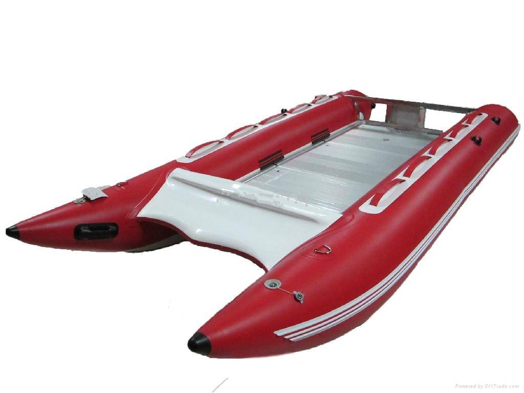 high speed inflatable catamaran