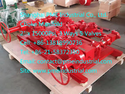 Choke Manifold 3 Ways 5 Valves 15K - Shanghai PME Industrial Co., Ltd ...