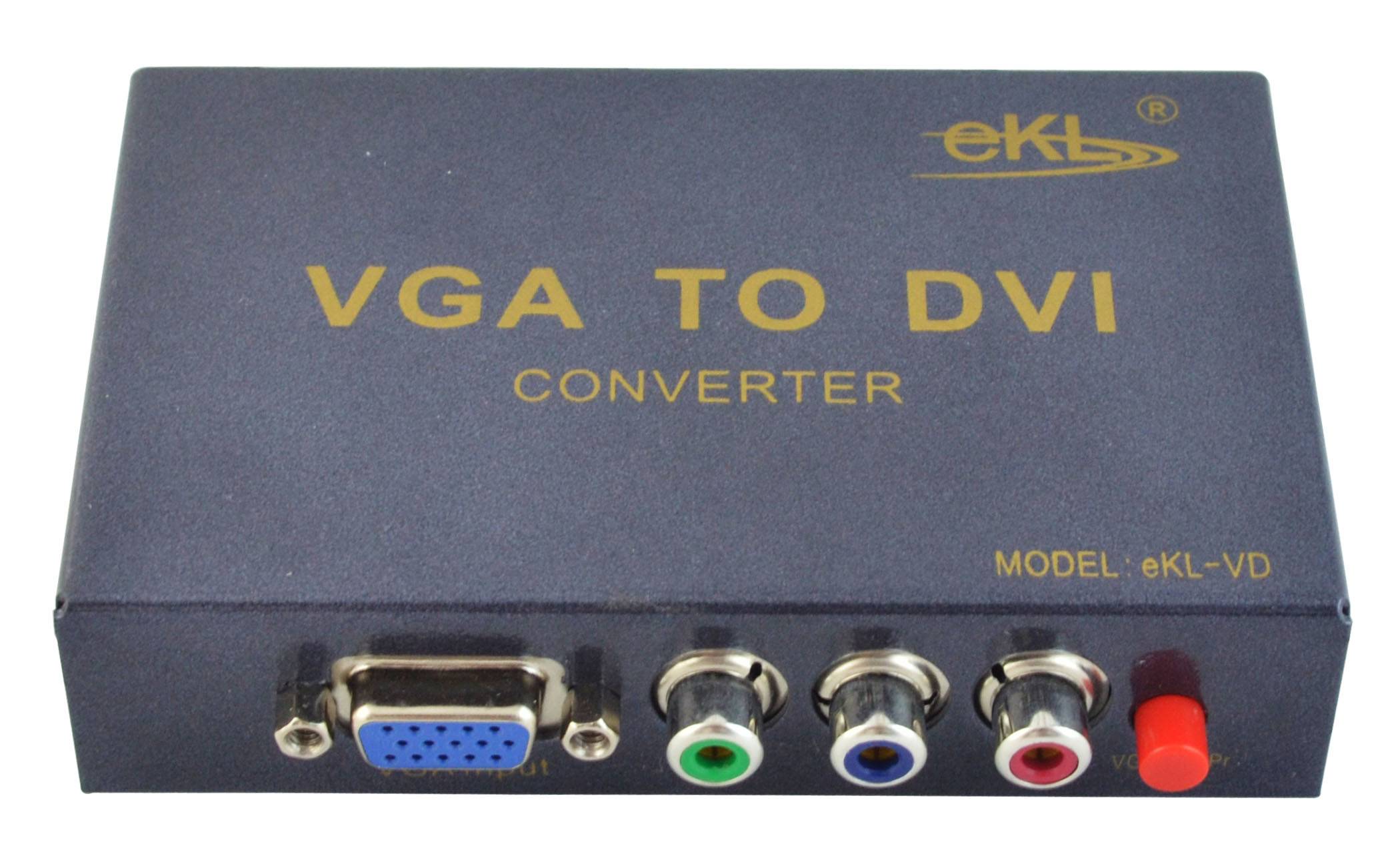 Vga To Dvi Ypbpr Converter Box Support P Vga Input Dvi Output